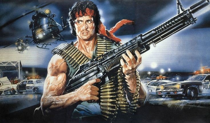 First Blood 1982 Rambo action movie
